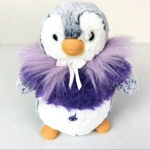 SeaWorld Purple Frill Penguin Plushie 9”